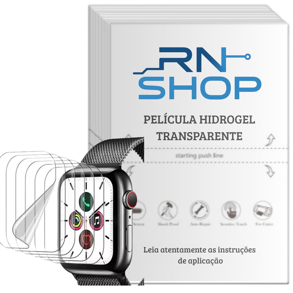 1, 3, 5 Película De Hidrogel Apple Watch 2 e 3 Series 11,10,9,8,7,6 Se 2 e 3 Ultra 40,41,42,43,44,45,46,47,48,49mm