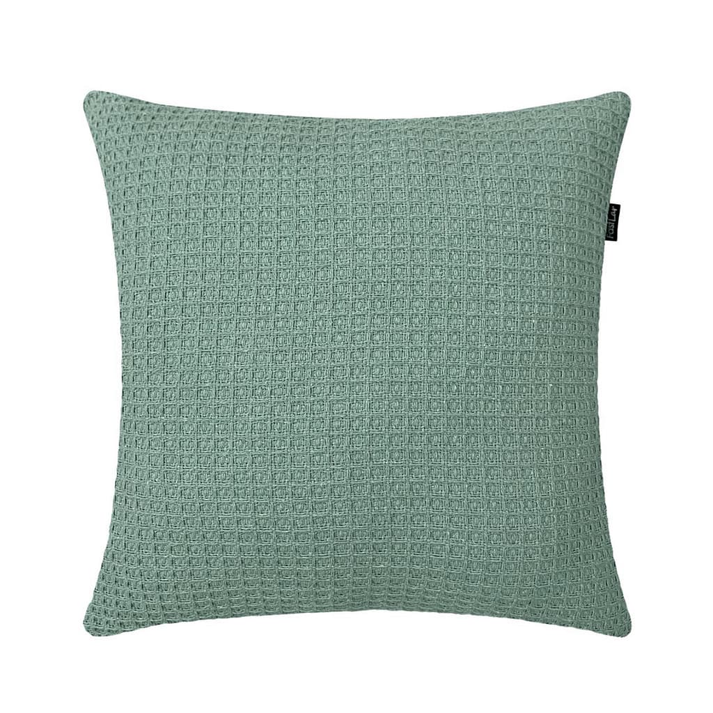 Almofada Algodão Favo de Mel Verde 40x40cm