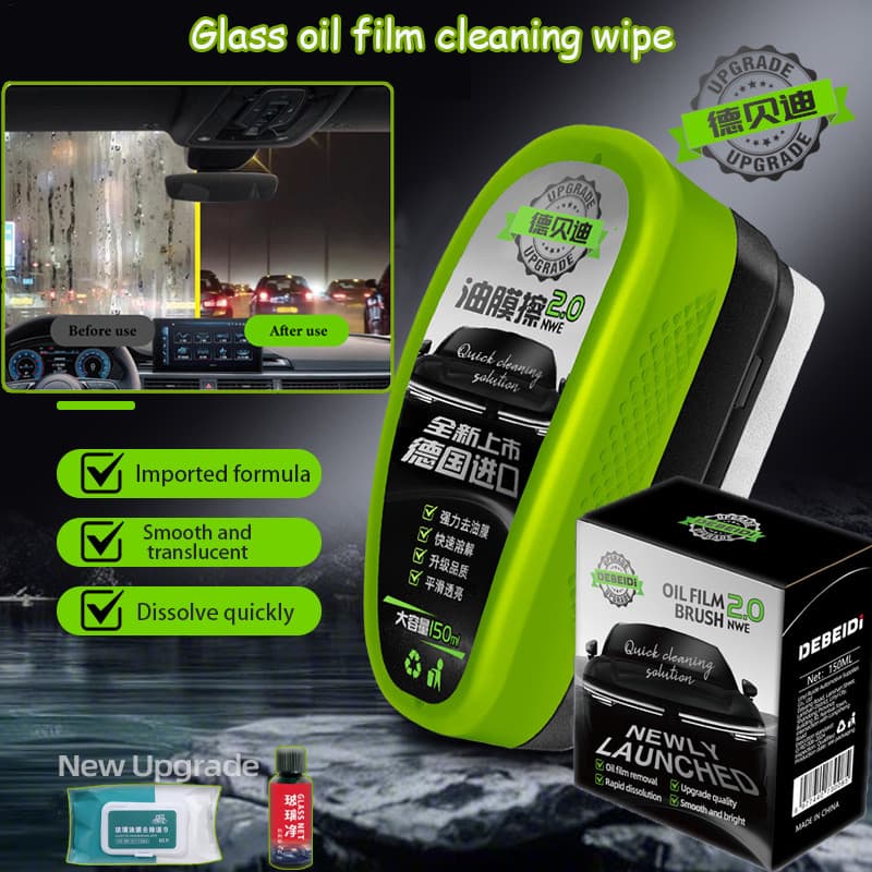 Removedor De Filme De Óleo De Vidro 120ml Escova De Limpeza Revestimento Profunda Anti-Chuva Nevoeiro Para Carro 