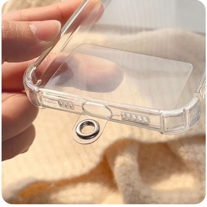 Kit Com 5/10/20/30 Unidades Para Suporte Para Cordao Telefone Celular De TPU Transparente