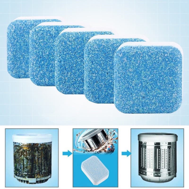Pastilhas para Limpeza de Máquinas de Lavar Roupas Efervescentes Multifuncional