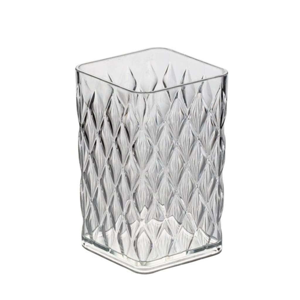 Porta Escova Transparente Incolor Glamour - Plasútil