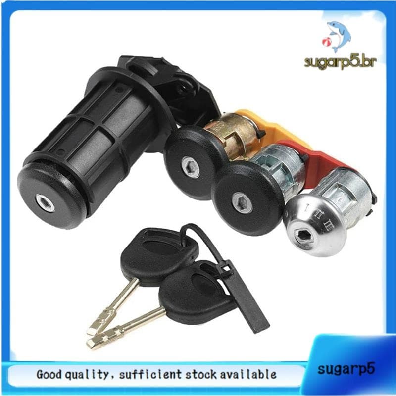 [Pronto] 7177664516 Conjunto De Cilindro De Fechadura De Porta De Carro Com Chave Para KA 1997-2008