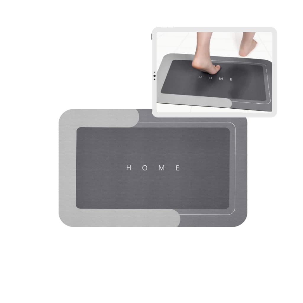 Tapetes Mágico Absorvente Antiderrapante Banheiro Quadrado