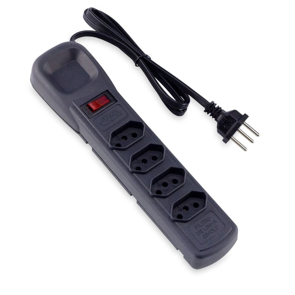 FILTRO 4 TOMADAS 10A BIVOLT