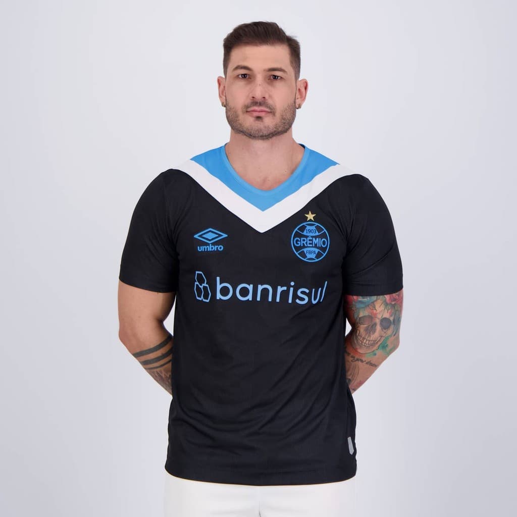 Camisa Umbro Grêmio III 2024 Com Número
