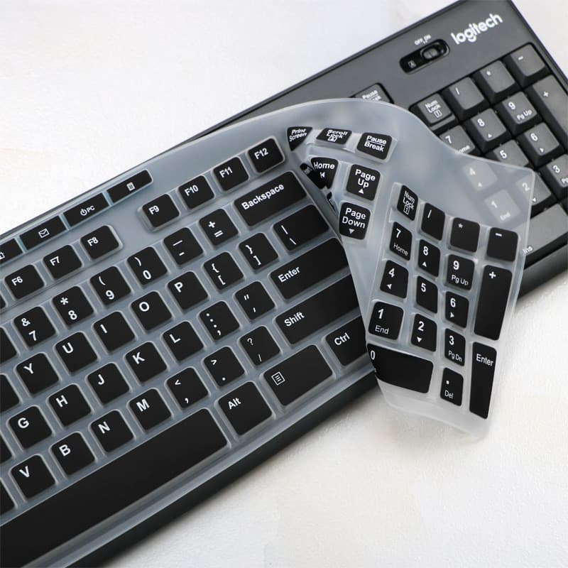Capa De Teclado De Silicone Para Logitech MK270 MK275 Computador Caso Macio MK200 Película Protetora