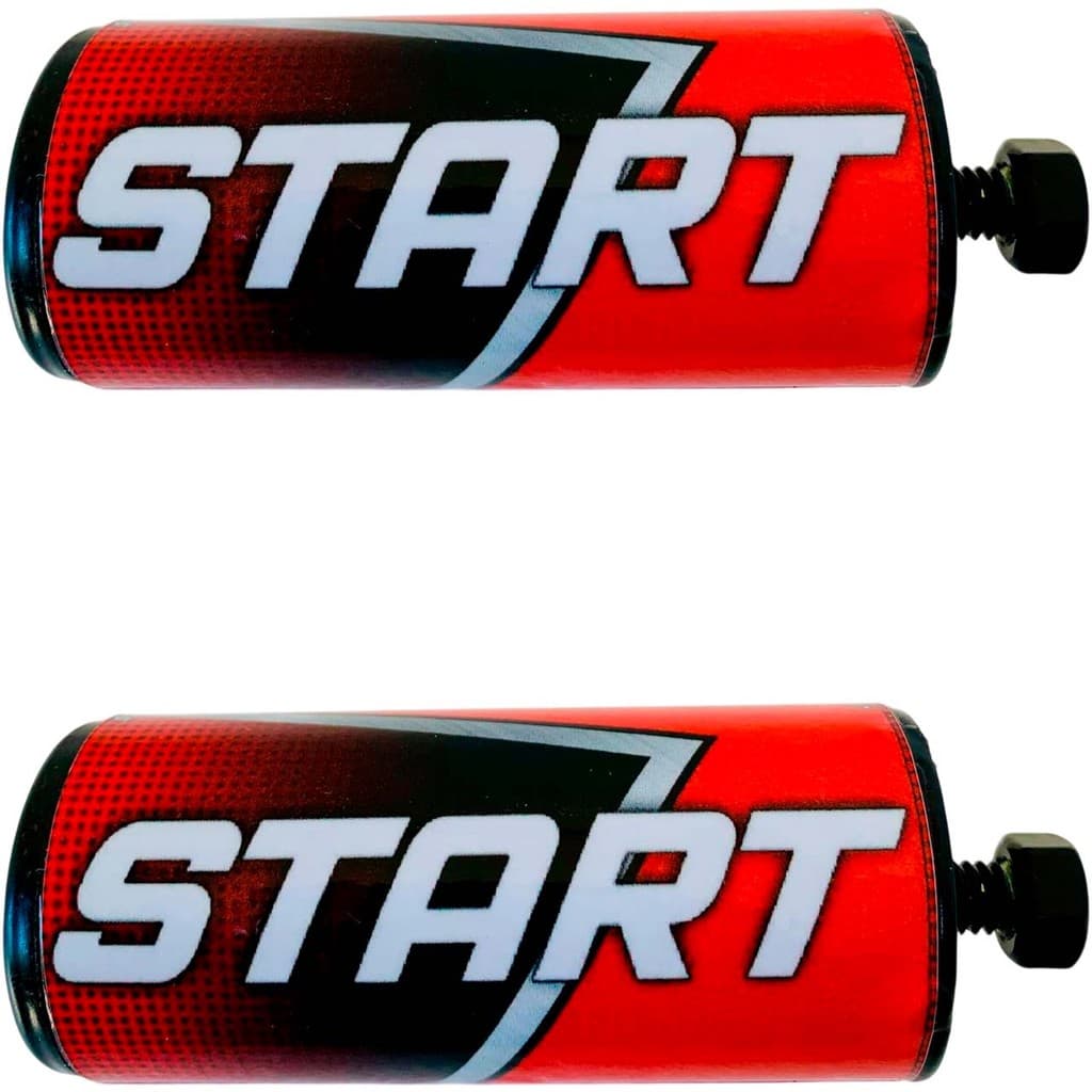 Start Tubo Par Slider Protetor Carenagem Motor Tanque Vermelho Pedal Moto para Mata Cachorro