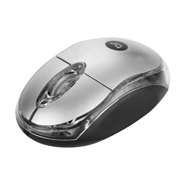 Mouse Usb Prata Com Alta Precisão Bright