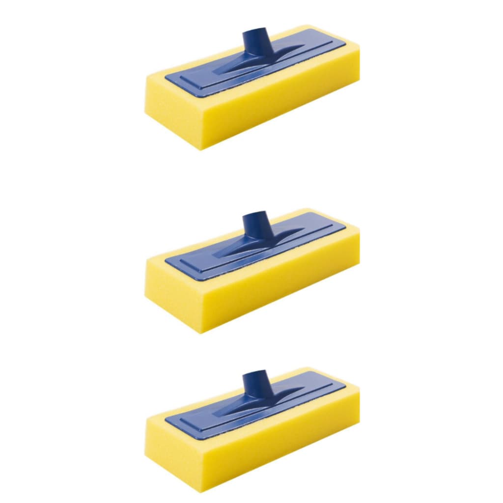 Kit 3 Unidades Rodo Passa Cera Espuma Macia Esponja Multiuso Piso Frio Madeira S/ Cabo - MP