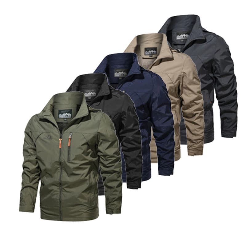 Jaqueta Masculina Corta Vento Impermeável Com Capuz Novo