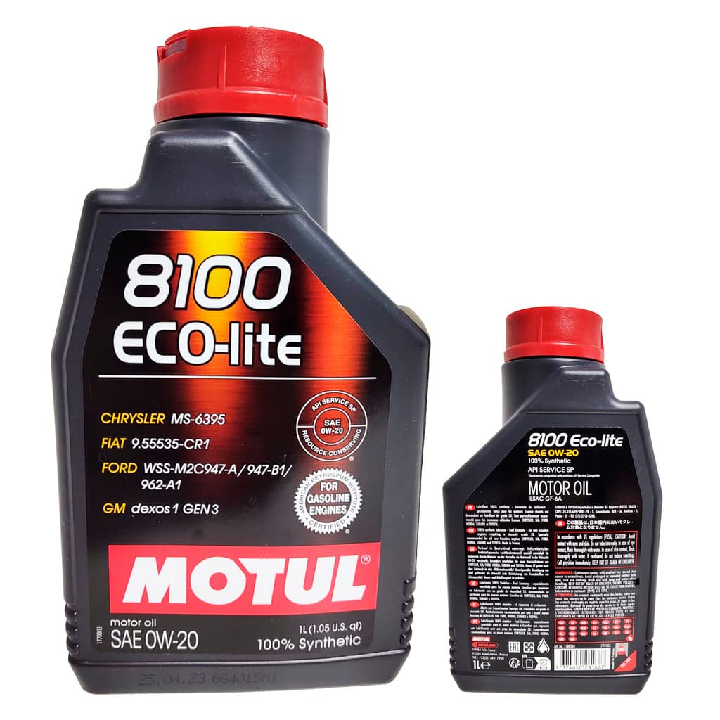 Motul 1L - 0W20 - 8100 Eco-Lite Sintético