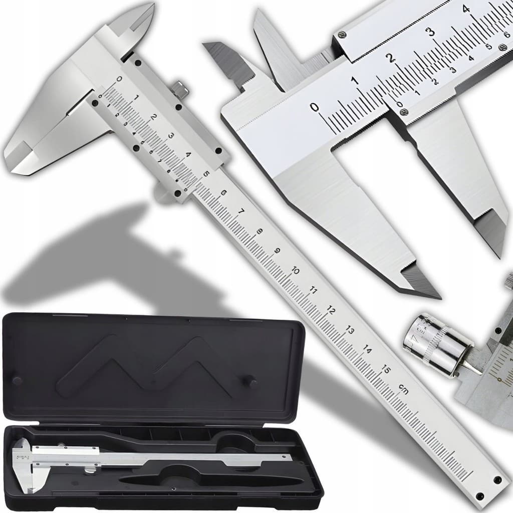 Paquímetro Manual Analógico Metálico 150mm Medição(B)