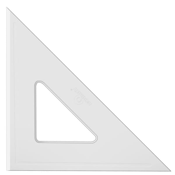 Esquadro Tecnico  sem escala acrimet de 45º 26cm 540.4