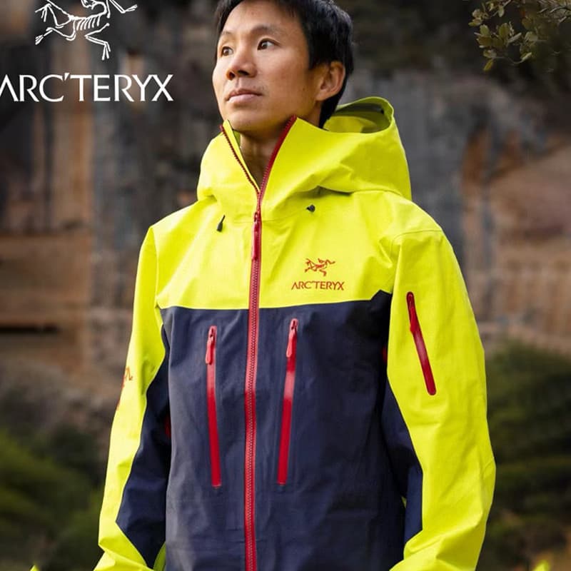 Jaqueta Impermeável Com Capuz E Resistência Ao Vento Para Escalada Em Montanha