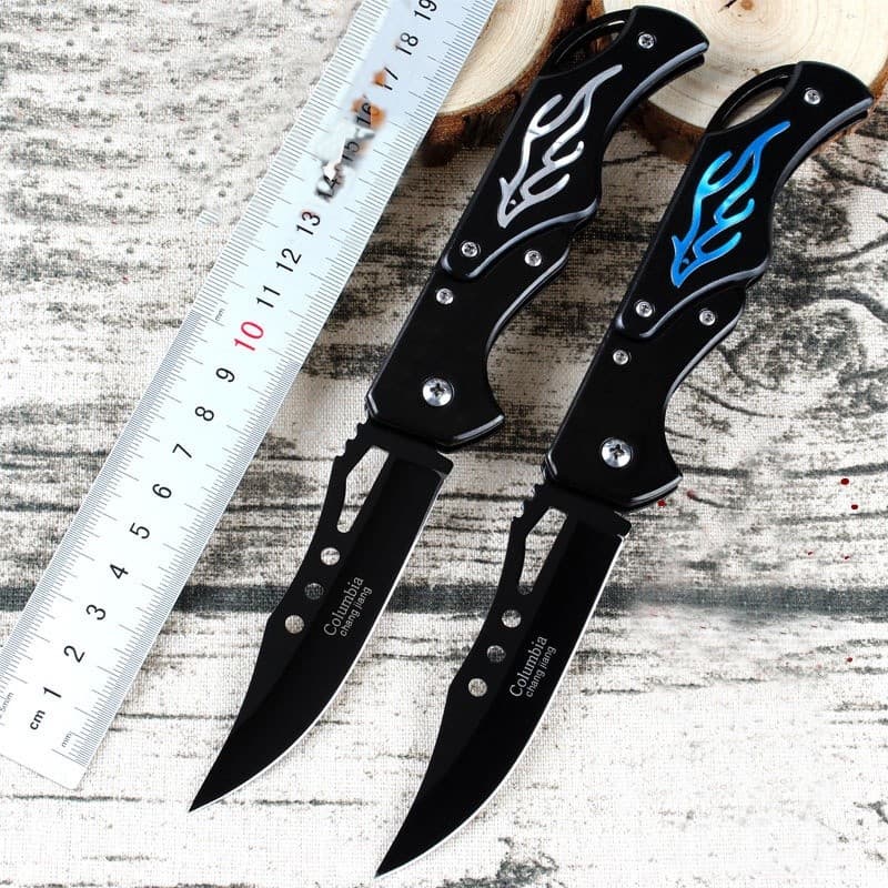 Canivete-A Esportivo Automático Acampamento Caça Pesca 22cm