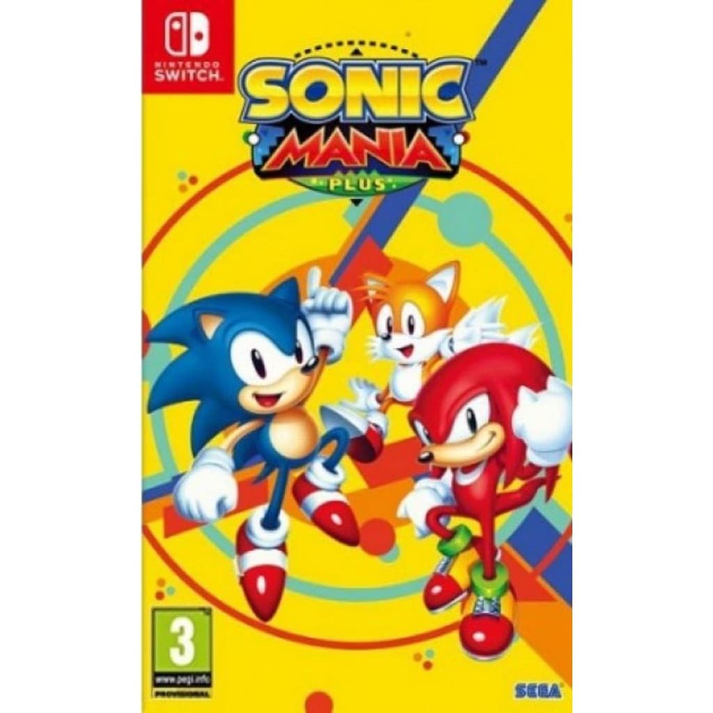 Sonic Mania Plus (Físico, Europeu) - SWITCH