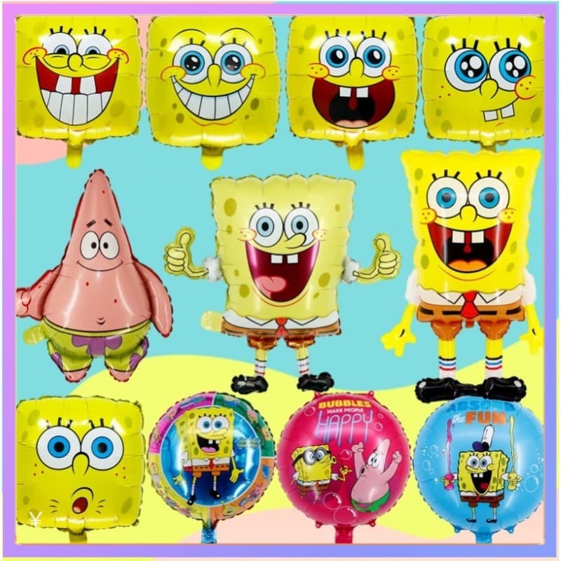 [Bob Esponja Balão] Balão de aniversário da estrela da Palida balão festa decoração balão balão dos desenhos animaQBZE