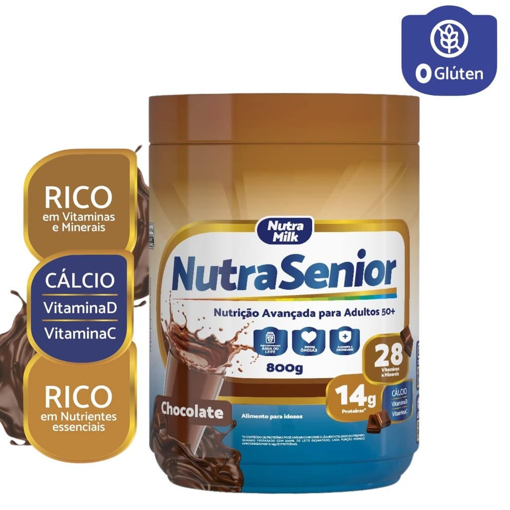 Nutra Senior 50+ Completo 800g de Vitaminas e Minerais