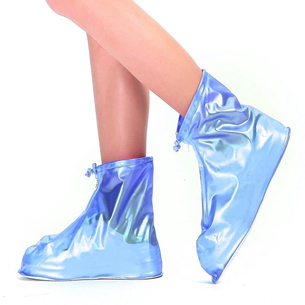 Capa de Chuva para Sapato Reutilizável Cano Alto Impermeável PVC - A699