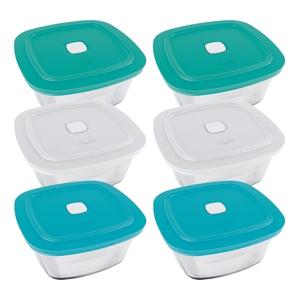 Tigela Marinex Facilita VAP  2L 4000727 com Tampa | Cores Sortidas - Embalagem com 6 Peças