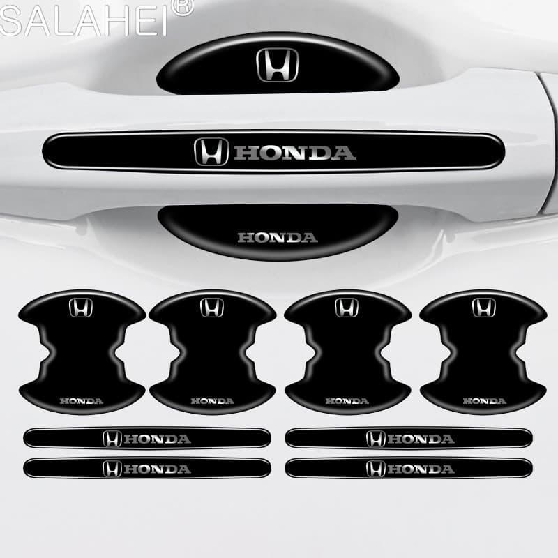 8Pc Adesivos de Proteção para Porta de Carro Anti-Riscos para Honda Civic Accord Vezel Fit CRV HRV CRZ Polo Jazz Jade 99