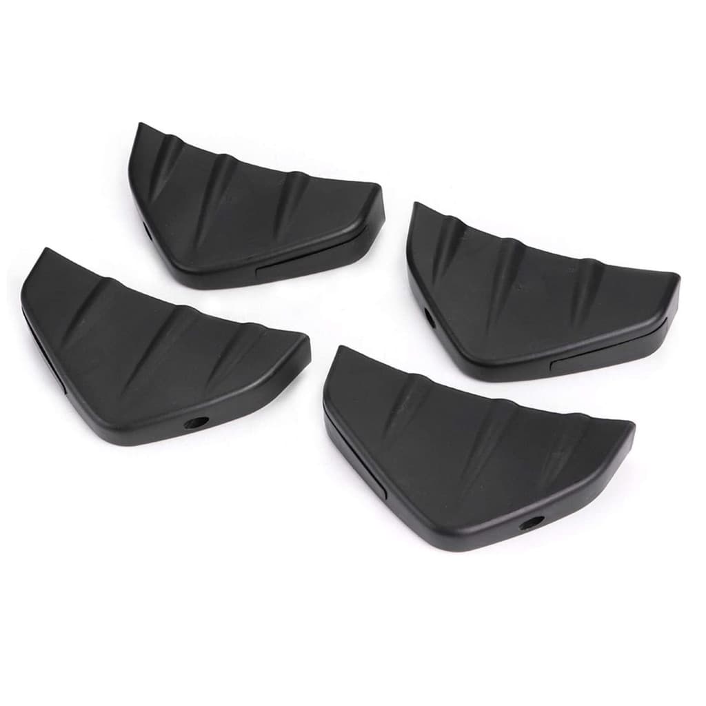 Difusor Para-Choque Traseiro Preto Universal Chevrolet Audi