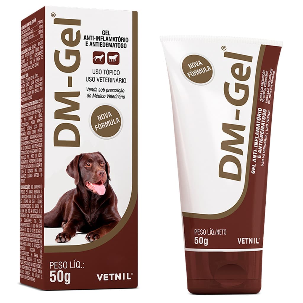 DM Gel 50g – Suplemento para cães e gatos que auxilia na saúde articular e mobilidade
