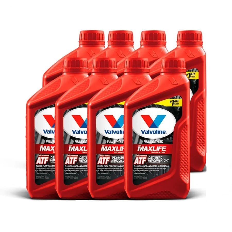 KIT ÓLEO TRANSMISSÃO AUTOMATICA NIVUS VALVOLINE MAXLIFE 8L