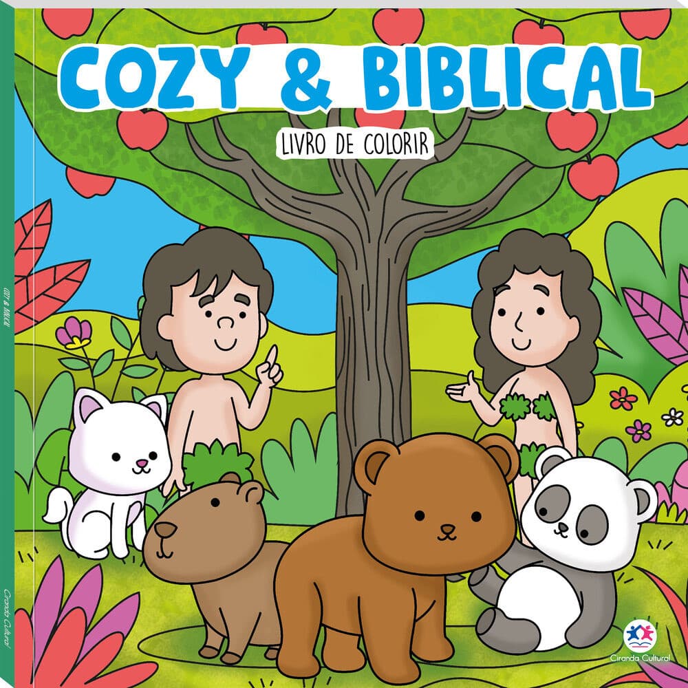 Cozy and Biblical - Livro de Colorir