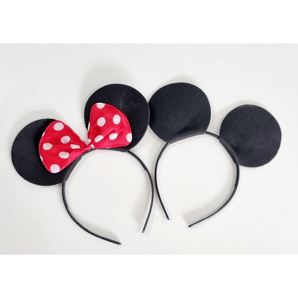 KIT 16 Tiara Mickey Minnie Mouse Festa Fantasia Mickey Mouse