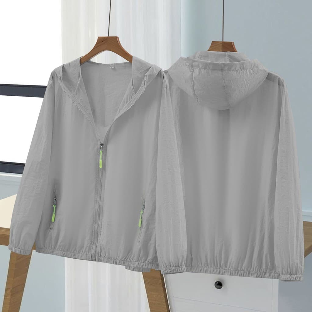 Casaco Protetor Solar Novo Coreano Solto Respirável Fino