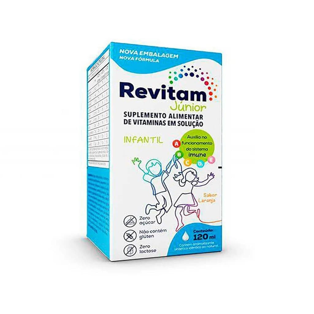 Suplemento Vitamínico Revitam Júnior Sabor Laranja 120ml