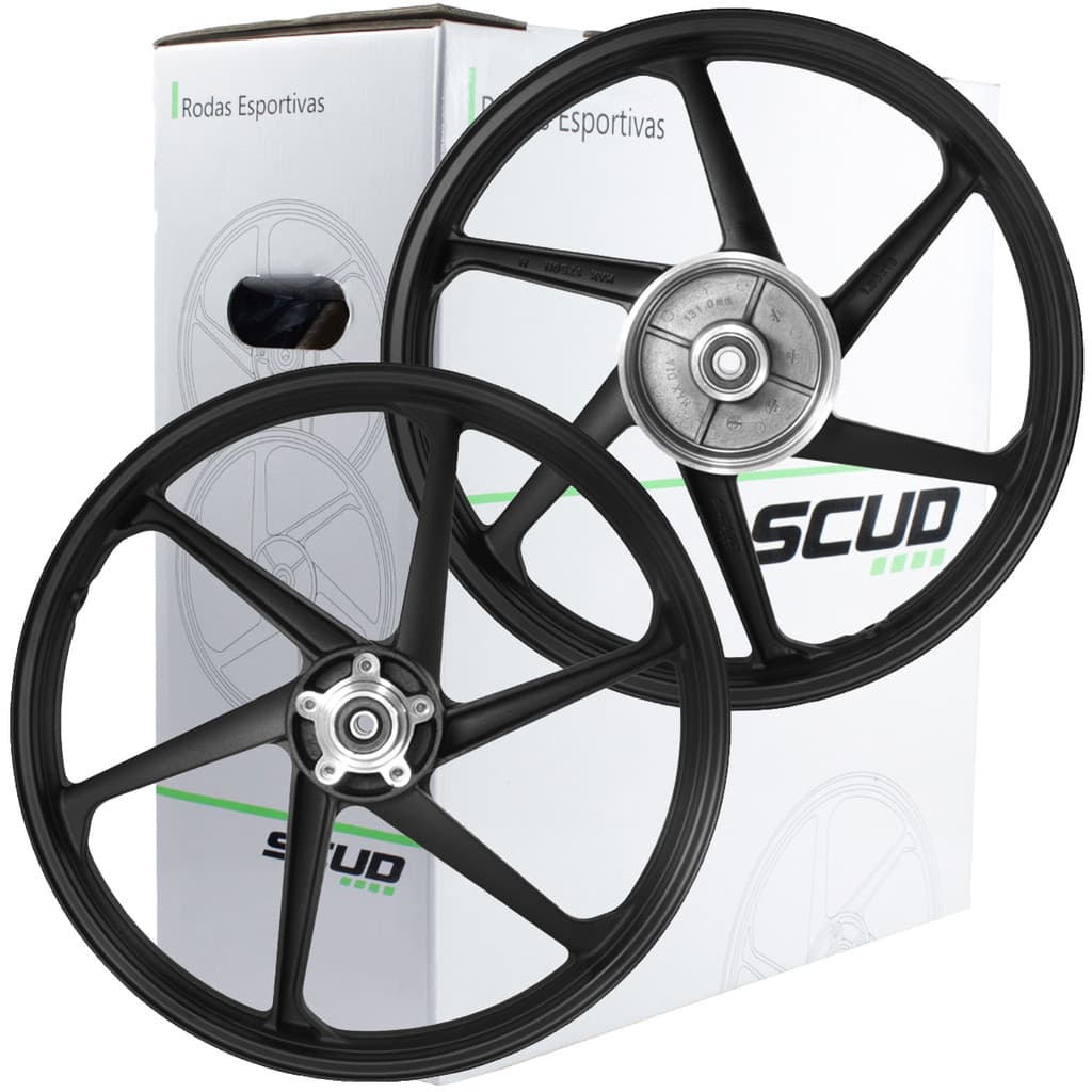 Par de rodas jante de alumínio liga leve freio a disco CG150 CG160 Fan Titan ESD EX 2014 em diante com rolamentos