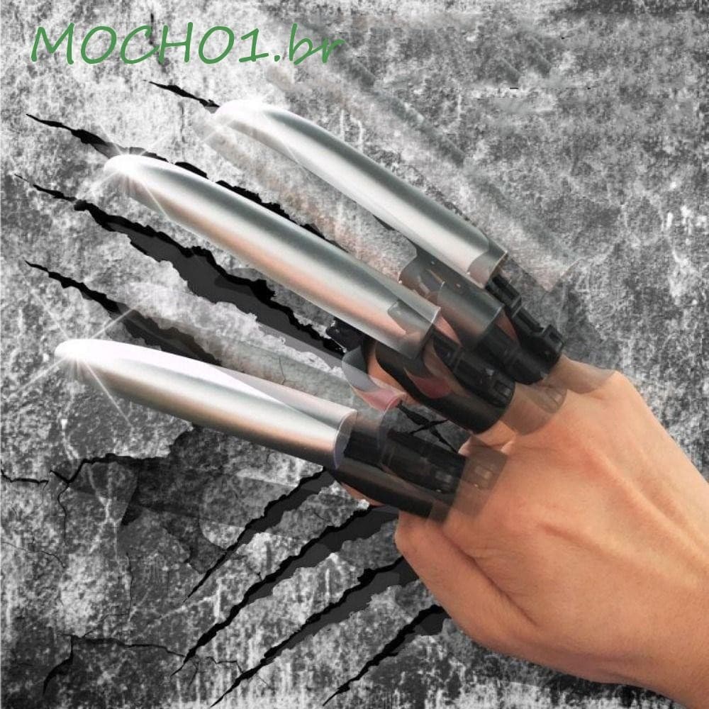 MOCHO1 3 Peças De Garras Mecânicas Retráteis , Decorações De Figuras Transparentes , De Lobo Brilhantes , Legais