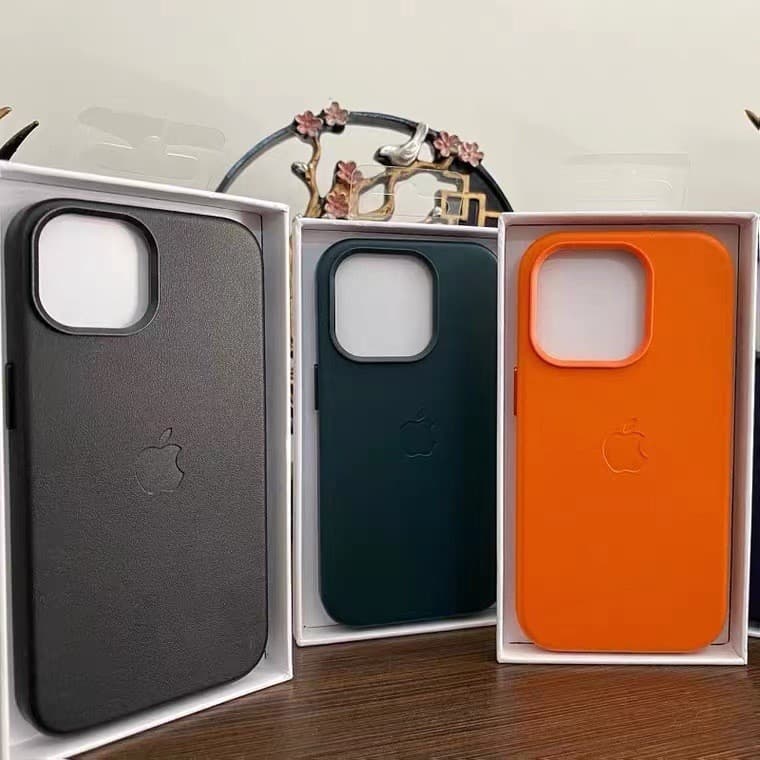 Nova Capa Magsafe De Couro Para IPhone 12 13 14 151 6Plus Pro Max Com Adsorção Magnética