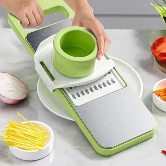 Fatiador Cortador 5 Em 1 Ralador e Descascador De Alimentos de Legumes Frutas Cozinha