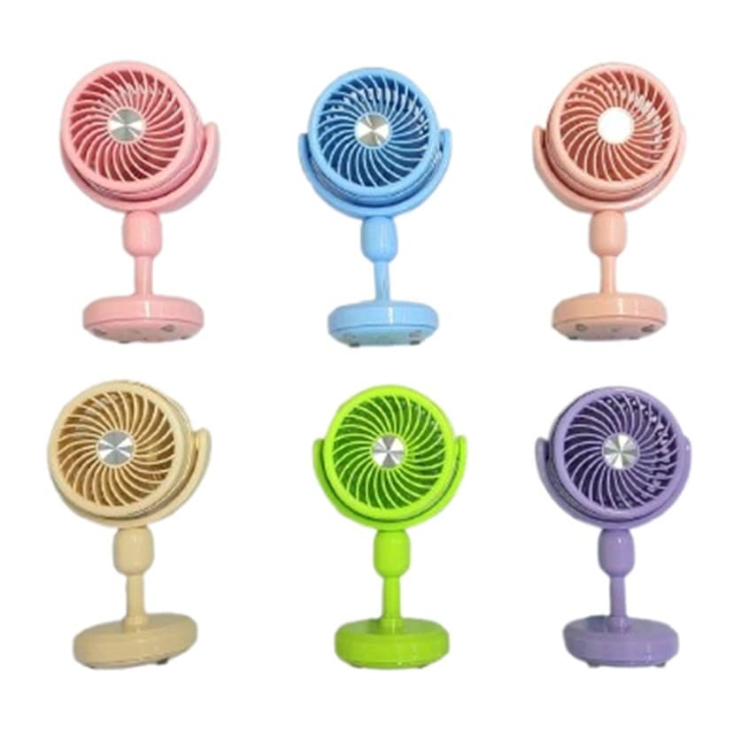 Mini Ventilador Portátil Moderno Recarregável Usb de Mesa com 03 Velocidades