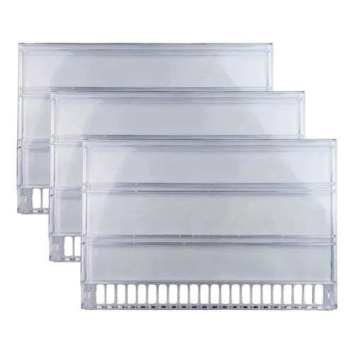 Kit 3 Grade Prateleira Acrílica Geladeira Continental Copacabana