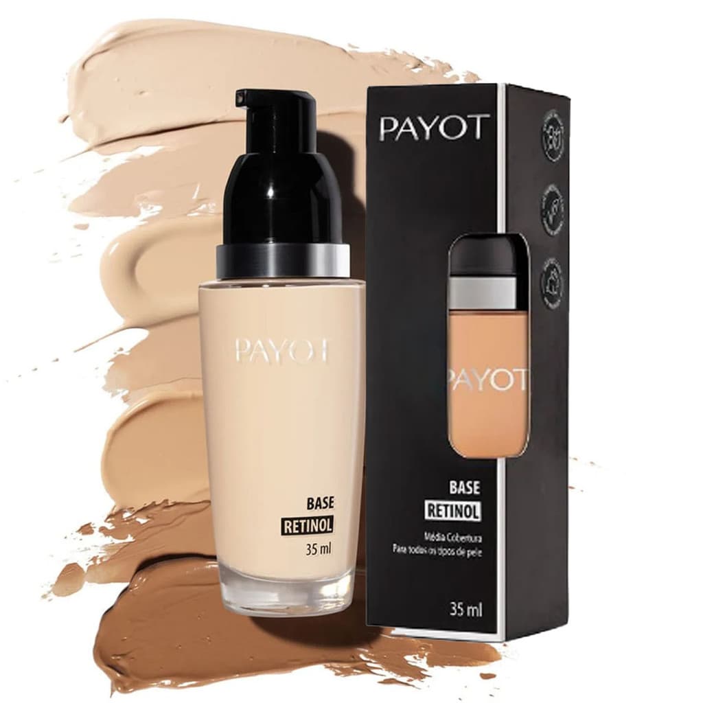 Base Media Cobertura Payot Retinol 35ml