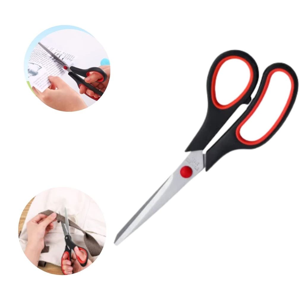 Tesoura Escritório Profissional Multiuso Inox 21cm