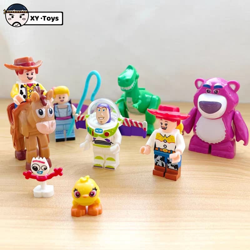 Blocos Brinquedos Infantis Presentes De Aniversário Pequenos Astronauta Cowboy Figuras