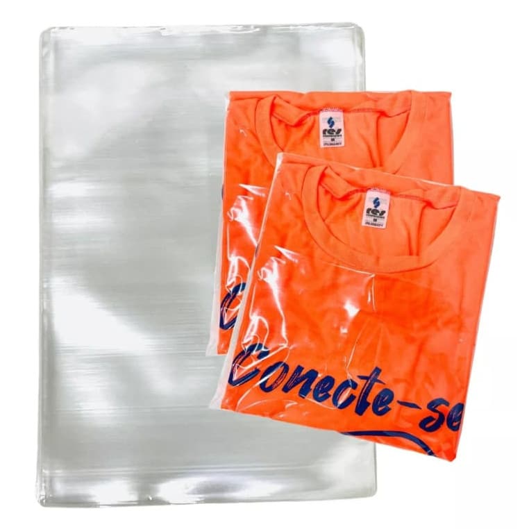 Saco plástico Para Roupas 30x40 Camisas Bermudas Jeans Blusas Vestidos  Saco Plástico Transparente