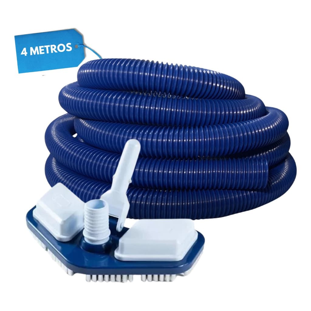 Kit Aspiração Piscina Aspirador Asa Delta De E Mangueira 4m