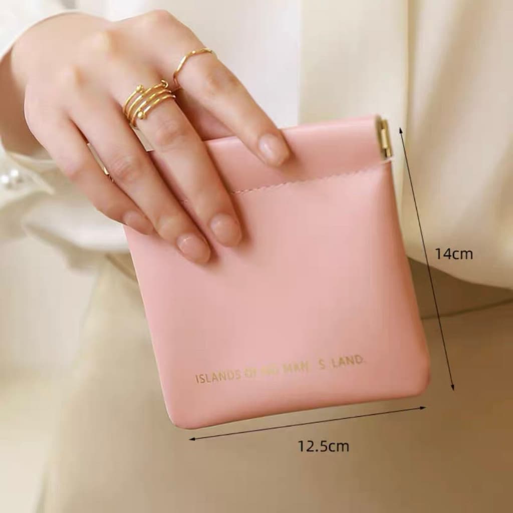 Necessaire Bolsa Bolsinha Porta Objetos Pessoais Feminina Masculina Com Fechado De Ima Impermeável