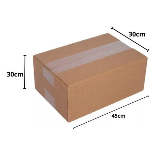 Caixa Papelão 45x30x30 Retangular Correio E-commerce