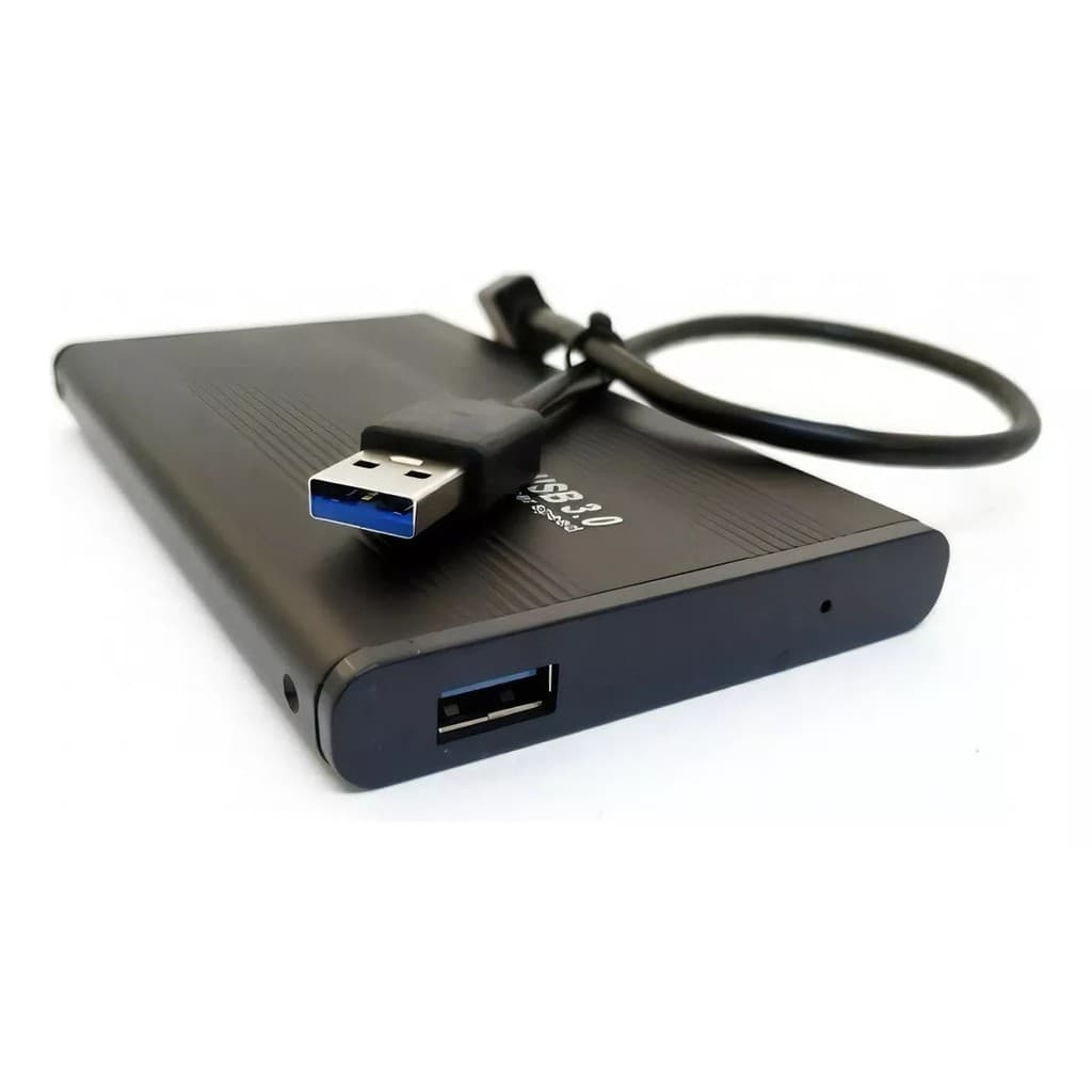 Case Suporte Gaveta Externo Para Notebook 2.5 Usb 2.0 Compativel Xbox Ps4 Pc One + Cabo de brinde