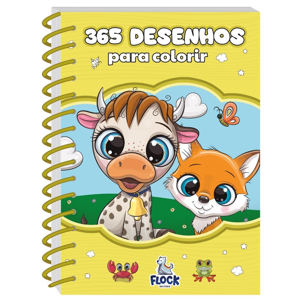 365 Desenhos para Colorir — Diversão e criatividade a cada dia com ilustrações incríveis!