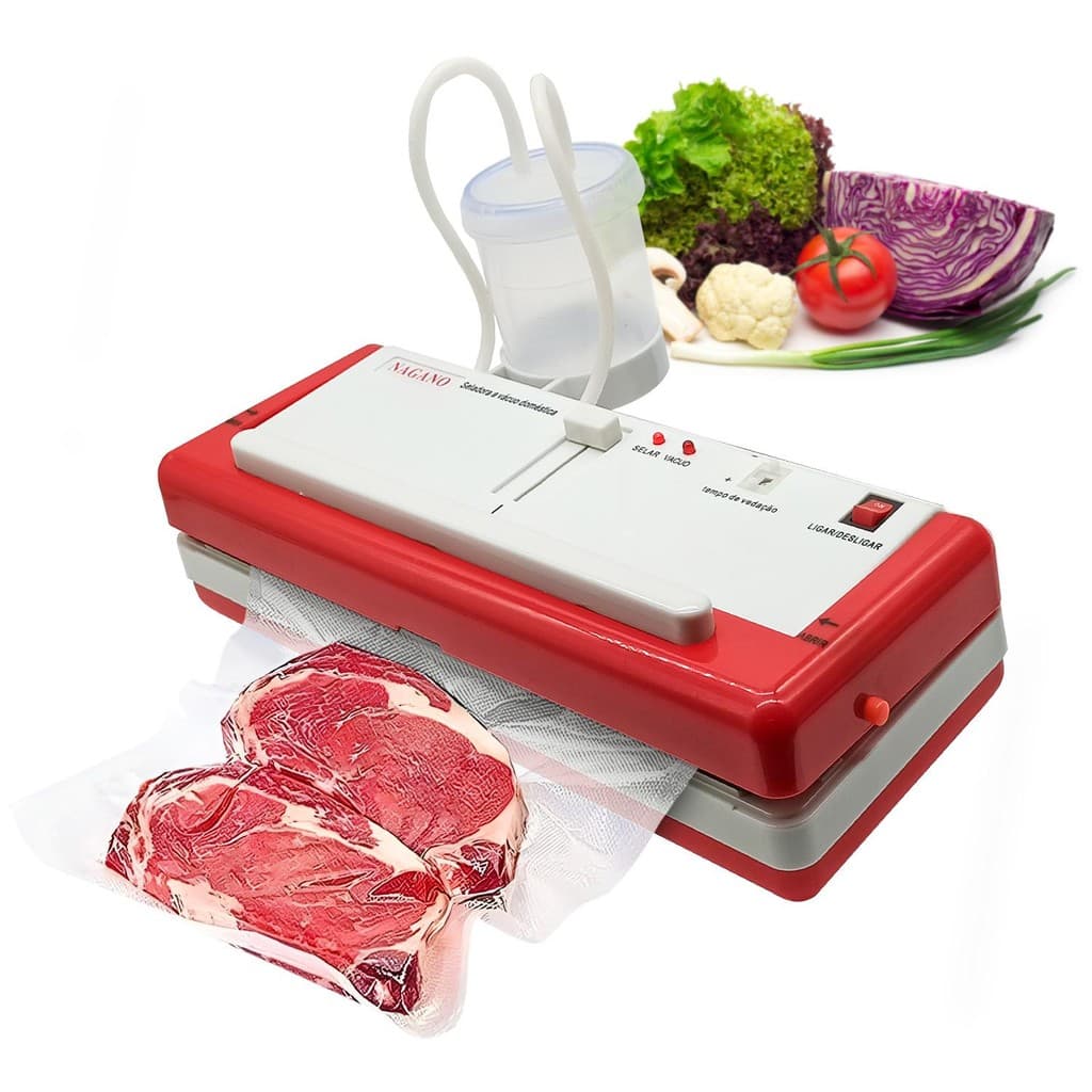 Seladora a Vácuo Automática Portátil com Filtro para Líquidos - 110v