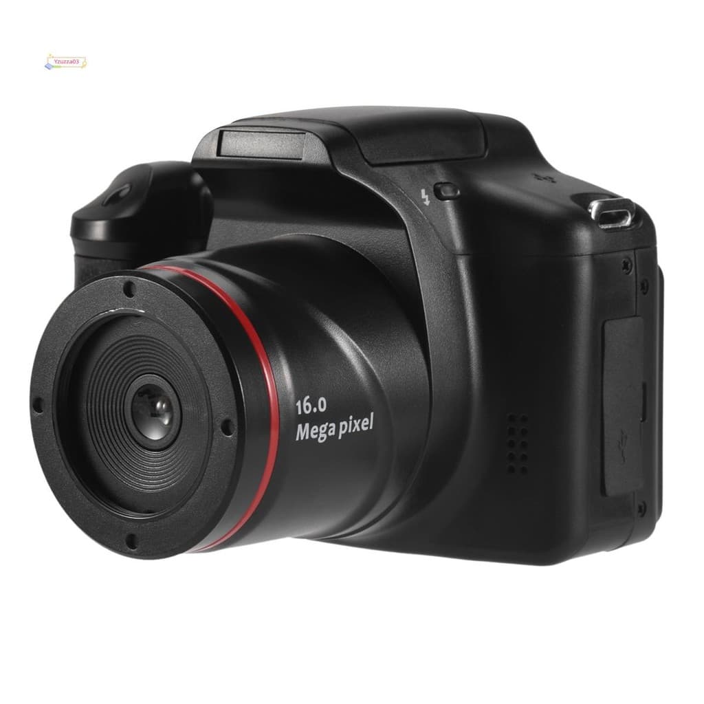 Câmera De Fotografia Profissional SLR Filmadora Digital Portátil 16X Zoom 16MP Saída HD Selfie